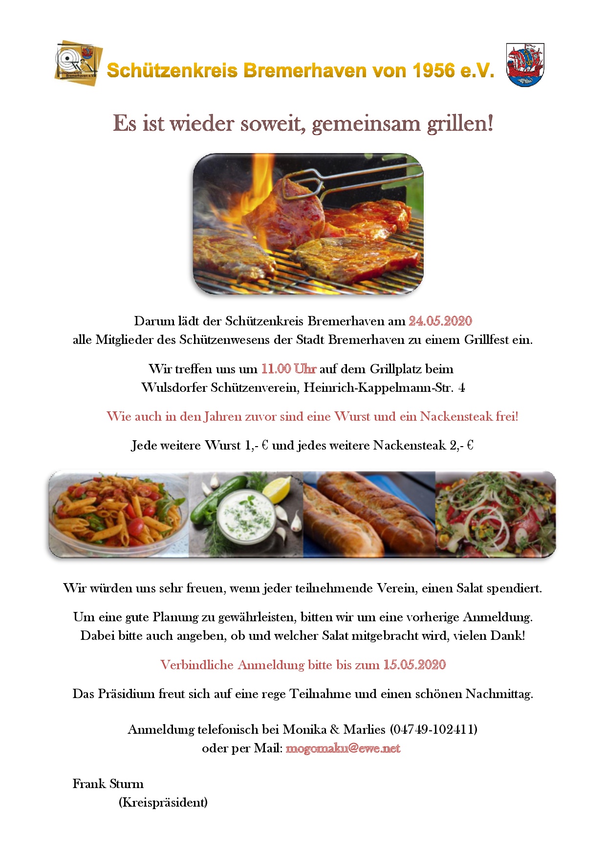 Einladung Kreisgrillfest 2020