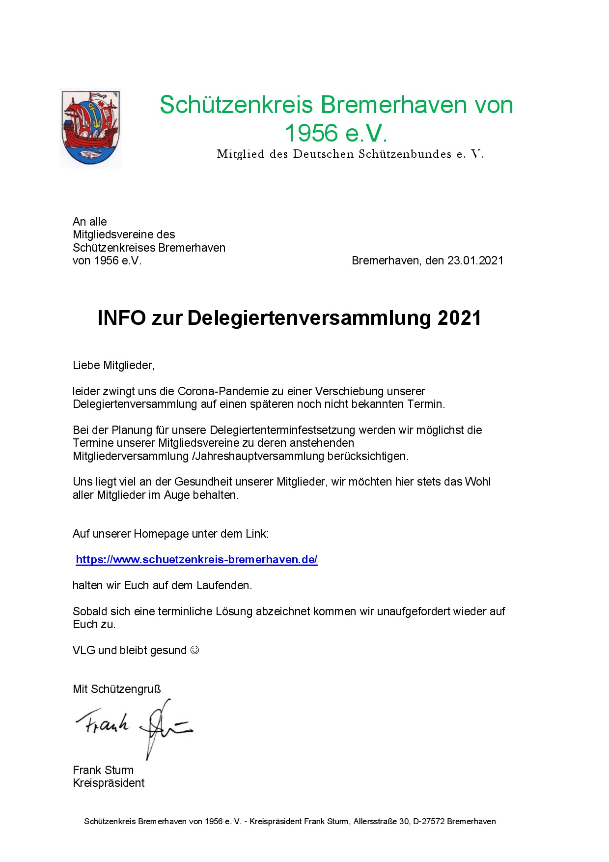 INFO Delegiertenversammlung 2021